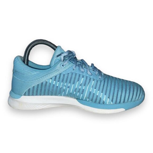 Asics FuzeX Adapt T885N Porcelain Blue Women's 6.5 - Picture 6 of 10